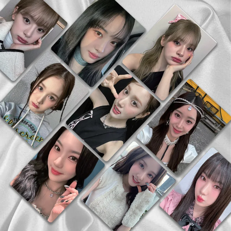 50Pcs/Set KPOP STAYC Cute Boxed Lomo Cards Sieun Yoon Sumin Seeun Stage Ins Selfie Two Sides Photocards Fans Collection Gifts