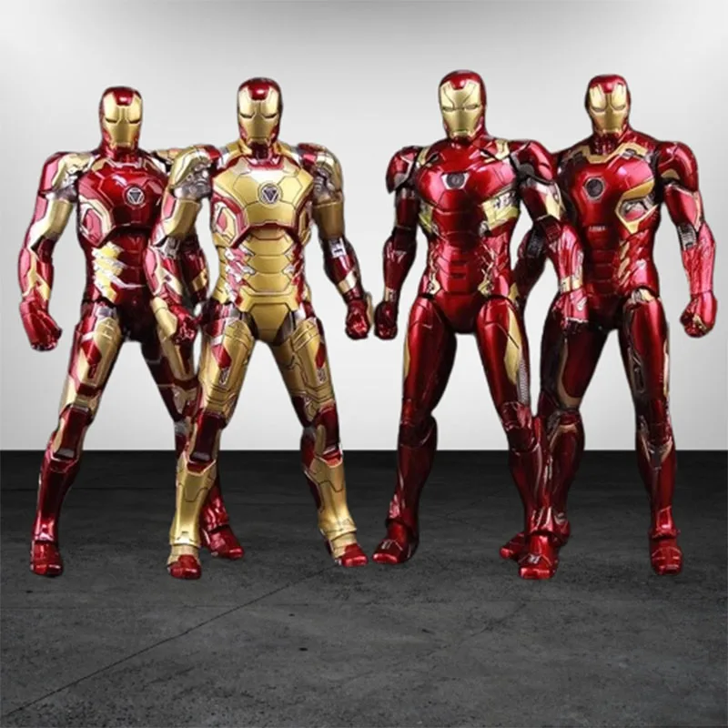 

Avengers League Series Authentic Iron Man Model Handheld Mk Series Toy Joint Movable Plastic Doll Decoration Gift For Boys