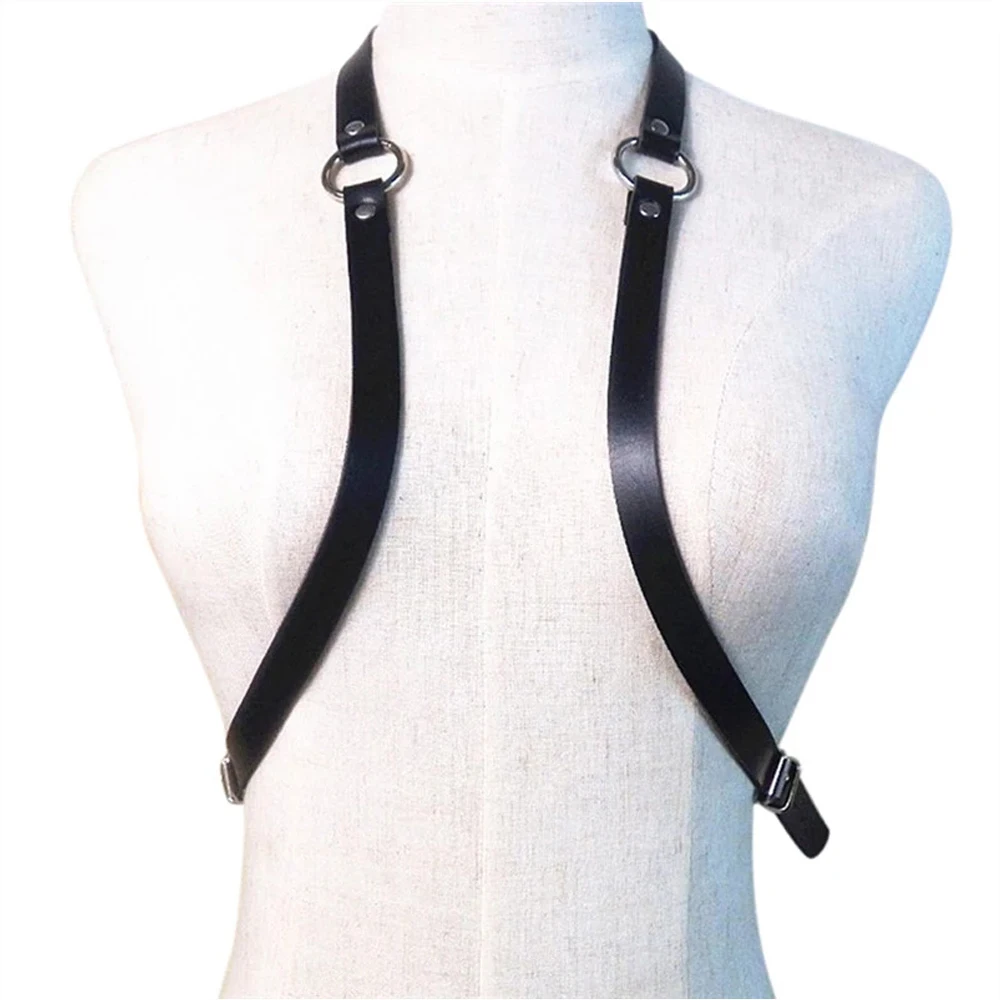 Sexy Women Men Adjustable Leather Body Chest Harness Belt Punk Fancy Costume