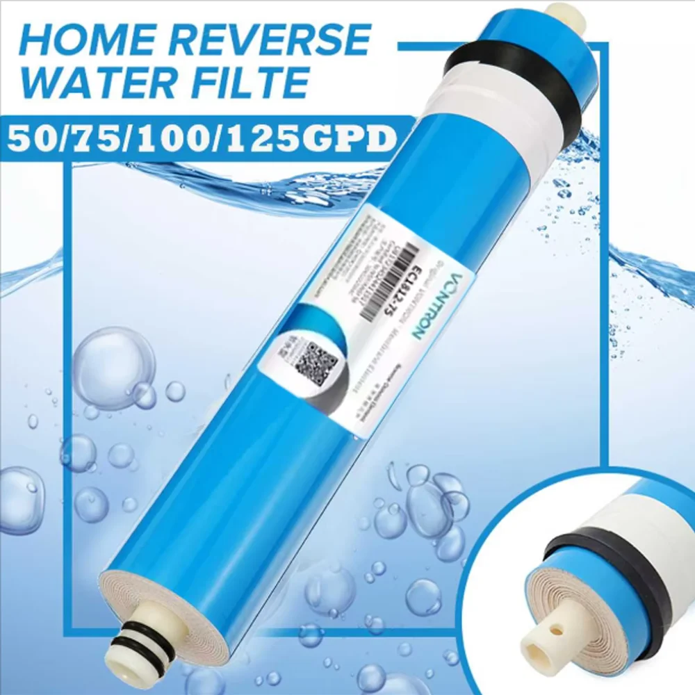 

Мембрана обратного осмоса VONTRON для домашней кухни, сменный фильтр для очистки питьевой воды, 50/75/100GPD