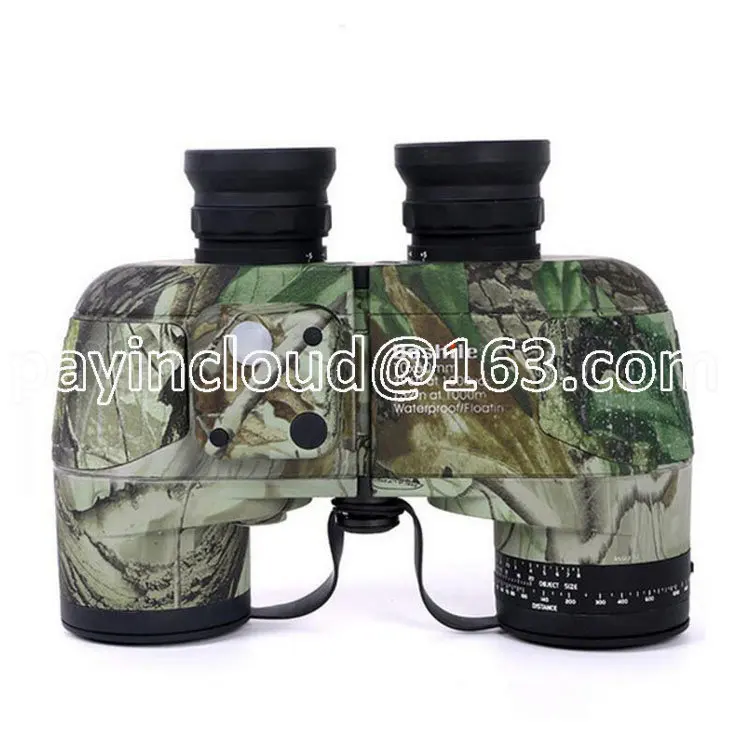 Profesionales 10x50 Telescope & Binoculars Bak4 Rangefinder Binoculars High Definition Stabilized Binoculars