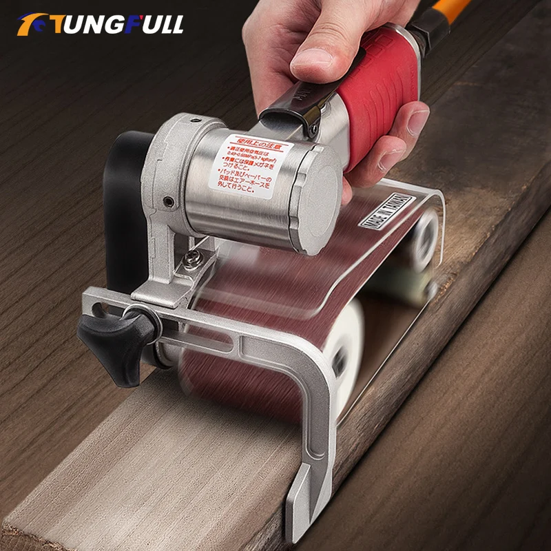 

Air Belt Sander 60x260 Pneumatic Machine DIY Polishing Grinding Machine for Grinding Polishing Pneumatic Tools Mini Belt Sander