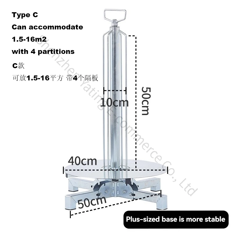 

New Electrician's Pay-off Adjustable Speed Wire Rack with Wheels Wire Tray Wiring Tool 1.5-16m2 Wire Organizer