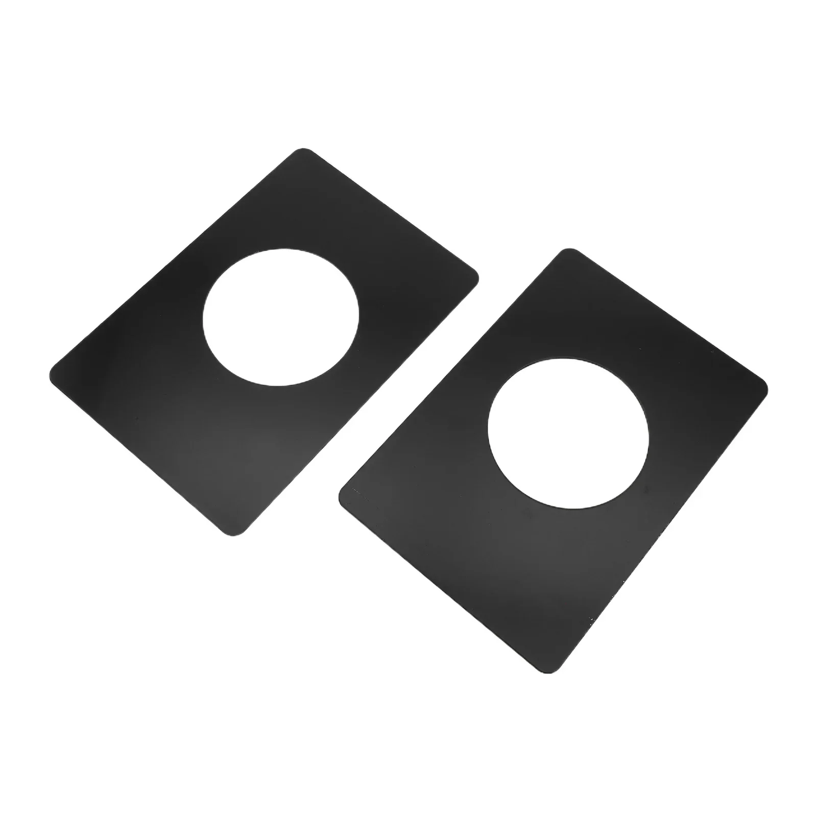 Piastra di rinforzo per porta, piastra di bloccaggio in acciaio inossidabile da 2 pezzi, installazione facile e veloce, design con angoli arrotondati lisci