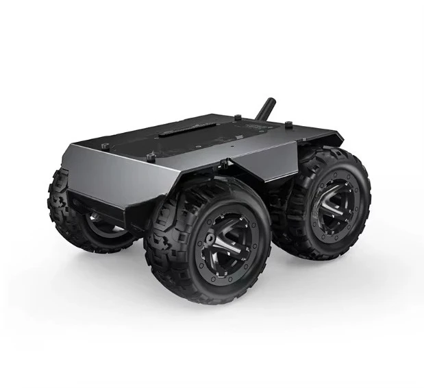 Expandable four-wheel drive trolley chassis metal mobile robot ESP32 lower computer