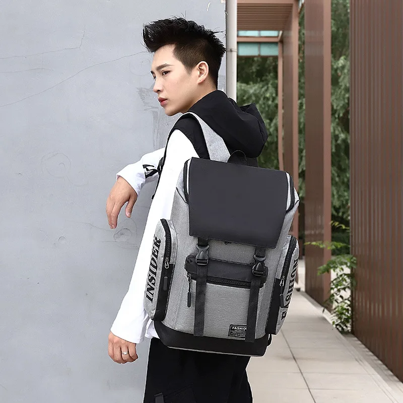 Large Capacity Backpack Multifunctional Men's Backpack Leisure Travel Bag Business Computer School Bag