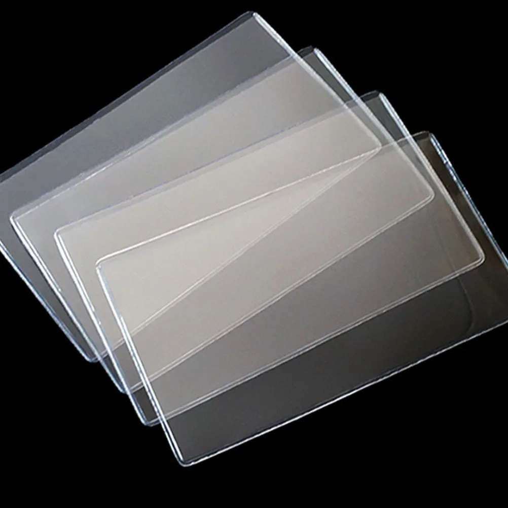 20Pcs Clear Protective Bag Banknotes Holder with Sturdy Design for Currency Collection Commemorative Notes and Stamp Storage