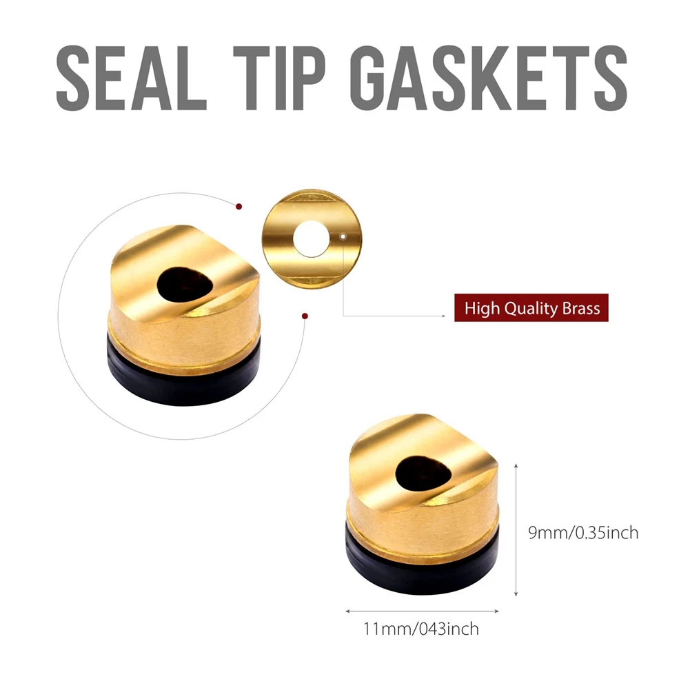 

【Limited-Stock!】2PCS 12Inch Airless Paint Spray Extension Pole Rod & 1PCS Nozzle Tip Guard & 3PCS Seal Tip Gaskets Universal