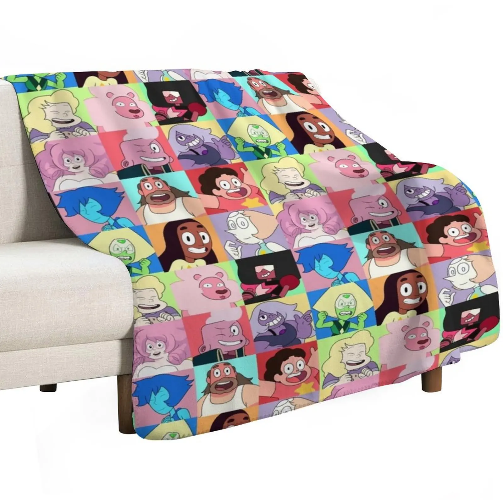 Steven Universe? Character Set! Throw Blanket Air Conditioner Soft Blanket for Office Home