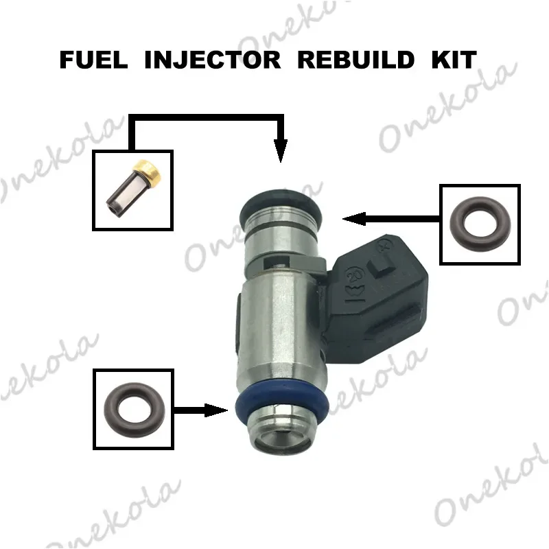 Fuel Injector repair kit Orings Filters for Fiat Brava Bravo Marea Palio Lancia Delta 1.6L IWP-001 IWP001