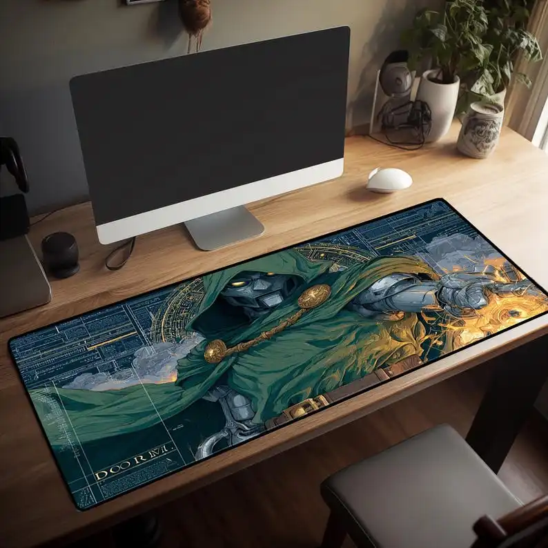 لوحة ماوس Doctor Doom - سجادة مكتب RGB Dr Doom #3