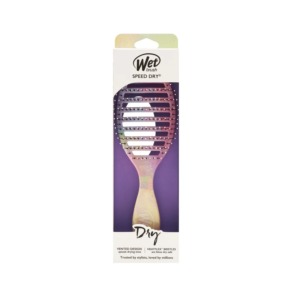 Speed Dry Detangling Hairbrush Vented Design Ultra Soft Bristles Fast Drying Comfort All Hair Types 1 Ct