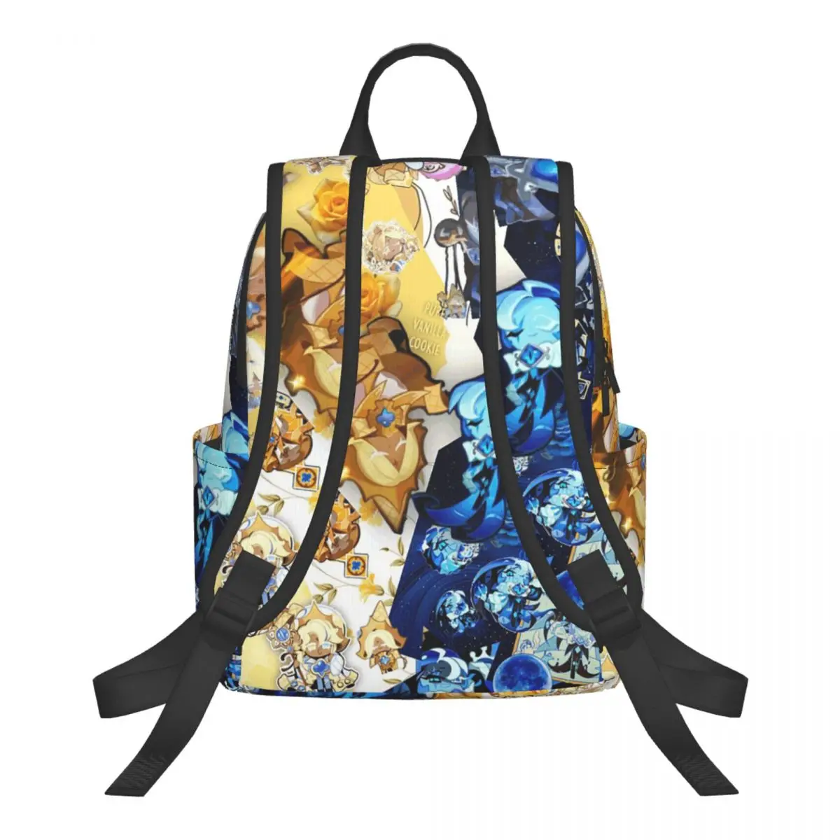Shadow Milk Cookie Run Kingdom Cute Cartoon AnimeStudent Backpack School Bag Hiking Travel Daypack for Men Women Bookbag