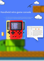 NEW Portable Retro Mini Video Game Console 8-Bit Handheld Game Player Built-in 400 games AV Out Game Console Gameboy videojuego