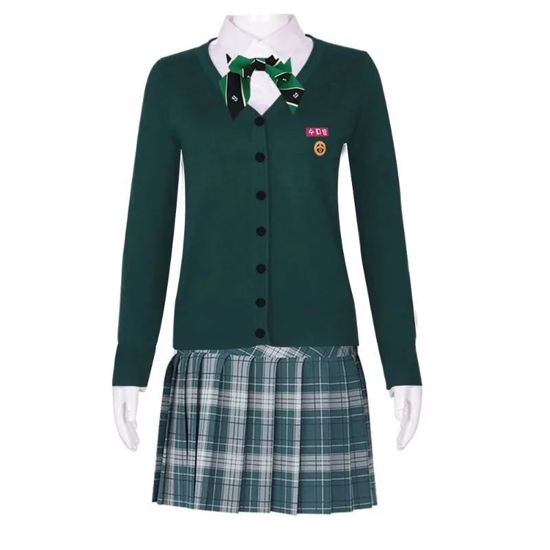 

sisi 2233Movie All of Us Are Dead Cosplay Costumes Women JK Hyosan High School Uniform Shirt Skirt Pants Halloween Couple Jacket