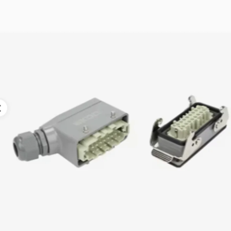 High Quality Side Outlet Hood Waterproof Industrial 4-16 Pins Heavy Duty Connectors  Aluminum upper and lower shell