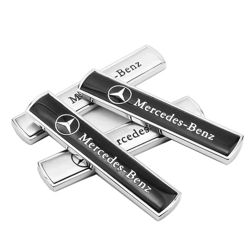2 قطعة ثلاثية الأبعاد شعار معدني شارة السيارة ملصق اكسسوارات لمرسيدس بنز W203 W204 W205 W206 W176 W177 W212 W213 X156 X253 W117 W118