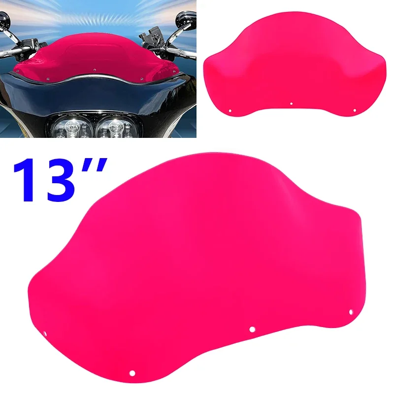 

Rde 13" Motorcycle Accessories Windshield Cover Windscreen Case For Harley Davidson Touring Road Glide FLTR FLTRU FLTRX 98-13