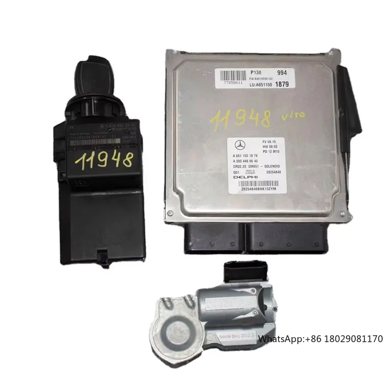 

VITO W639 SET ECU A6399002201 A6511501879 0054469640 11948 vito w639 ecu set for mercedes