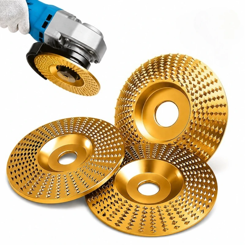 3pcs Woodworking Abrasive Sanding Disc Carving Polishing Wheel 16mm Inner Diameter Versatile For Wood Shaping Tool
