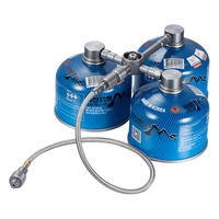 CAMPINGMOON Aluminum Alloy Gas Tank Connector Adapter for Z32/Z52/Z16/Z17 Butane Converter Flat Tank Outdoor Camping Accessory