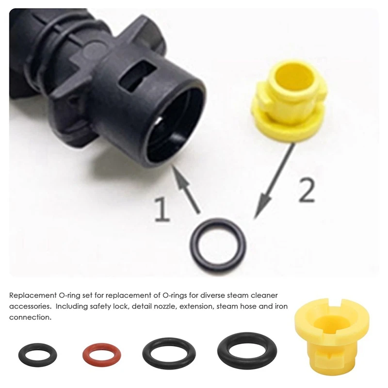 A03F 20pcs Spare O-Ring Seal for Karcher for K2 K4 K5 K6 K7, O-Ring Seal Kit for Power Nozzle Pressure Washer Accessories