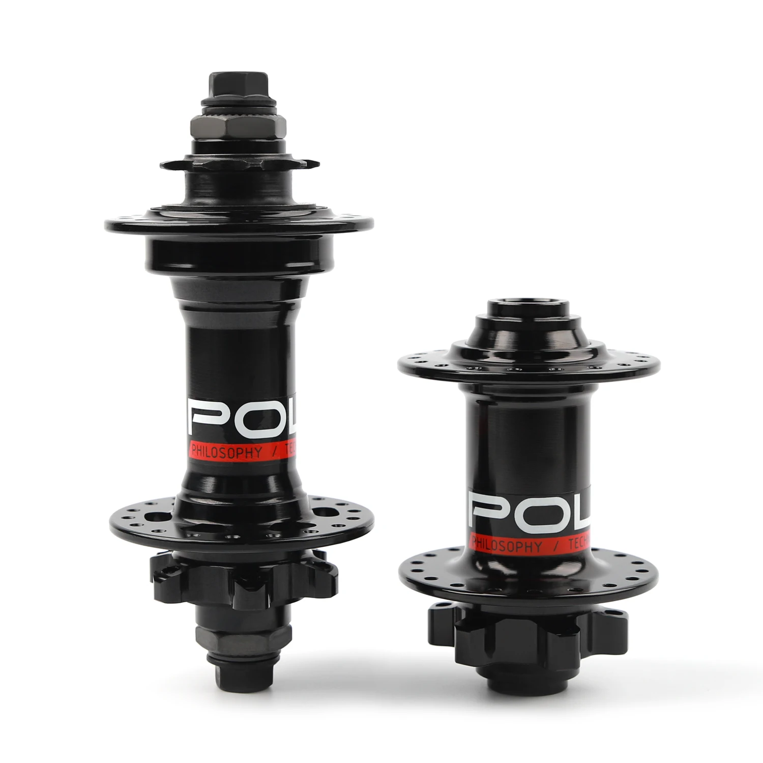 POLSO BMX Dirt Jump Hub 9T Front and Rear Bike Hubs 36 Holes Aluminum Alloy Bicycle Parts