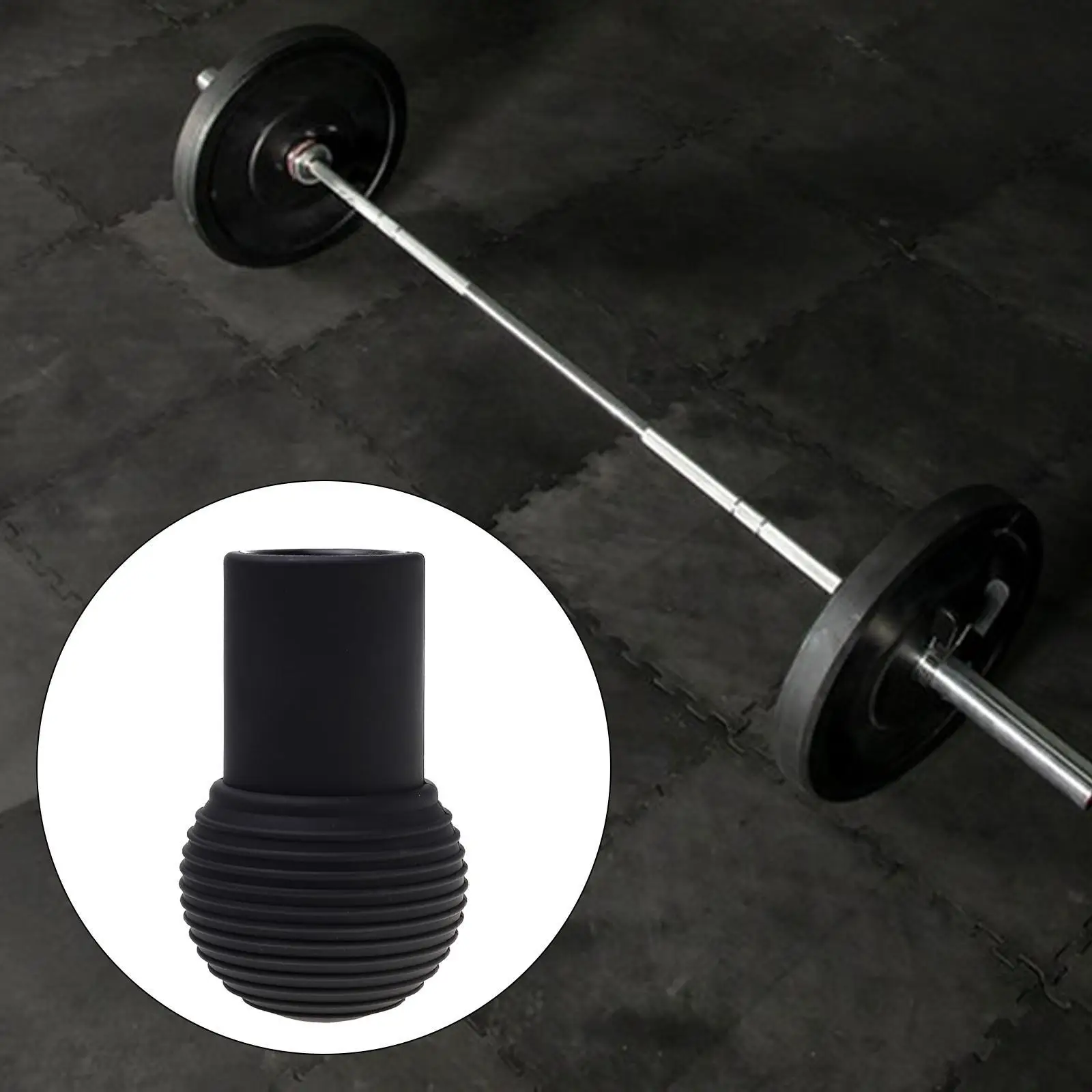 Weight Lifting Landmine Barbell Attachment Silicone Swivel Base for Squat Rack Deadlift Press Home Gym Strength Equipment