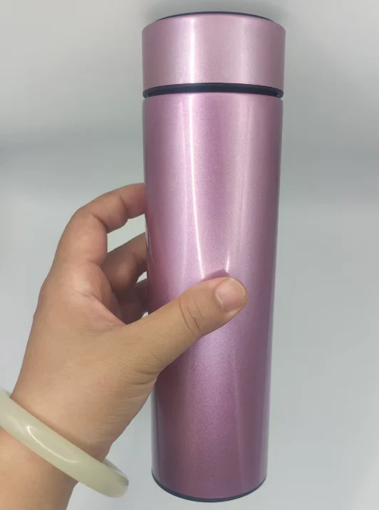 Creative Smart Water Cup Display Temperature Cup New 304 Stainless Steel Vacuum Cup Gift Customized Business Cup Straight Cup