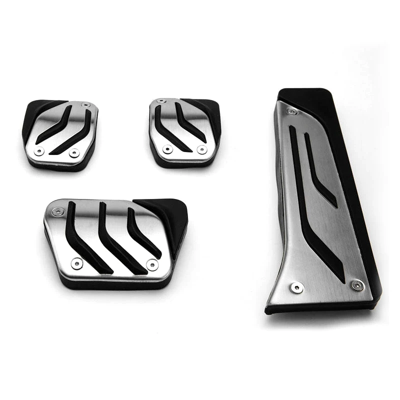 For BMW 1 2 3 4 Series M3 M4 E87 E90 F20 F21 F30 F32 F36 F80 F82 Car Footrest Pedal Accelerator Cluth Brake Pedals Cover Pads