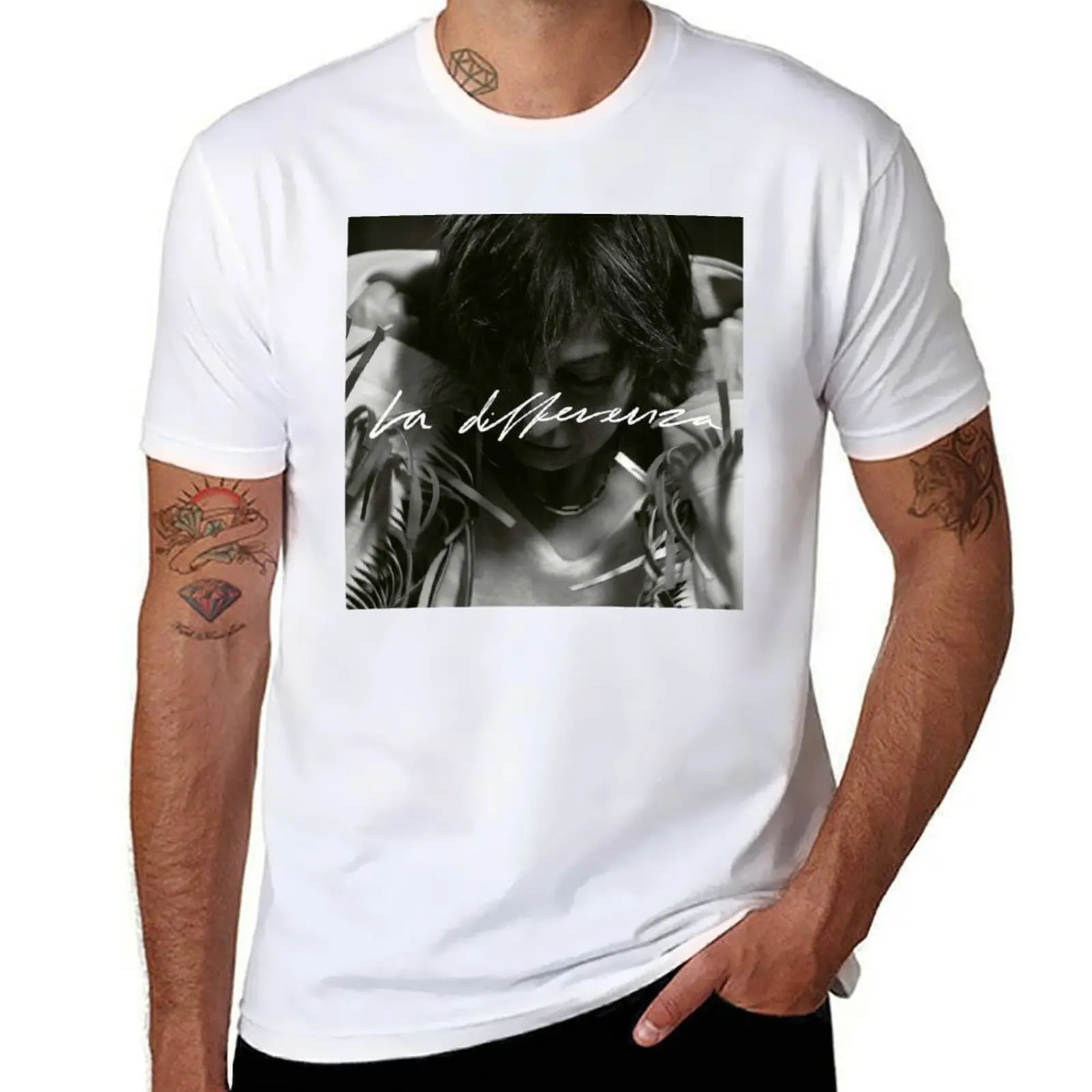 

Gianna Nannini - La differenza album 2019 T-Shirt man t shirts for men casual t shirts for man graphic vintage T-Shirt