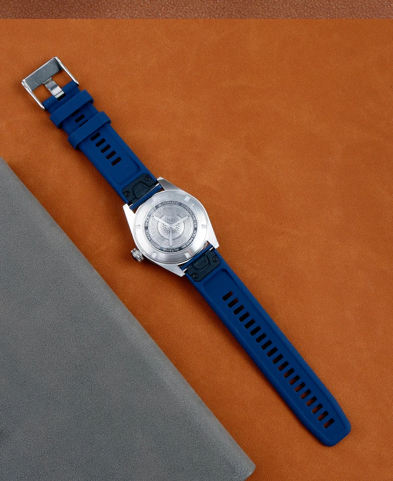 For TAG Heuer watches with Heuer legendary Autavia intelligent sports silicone quick release interface soft rubber men's strap - view 6