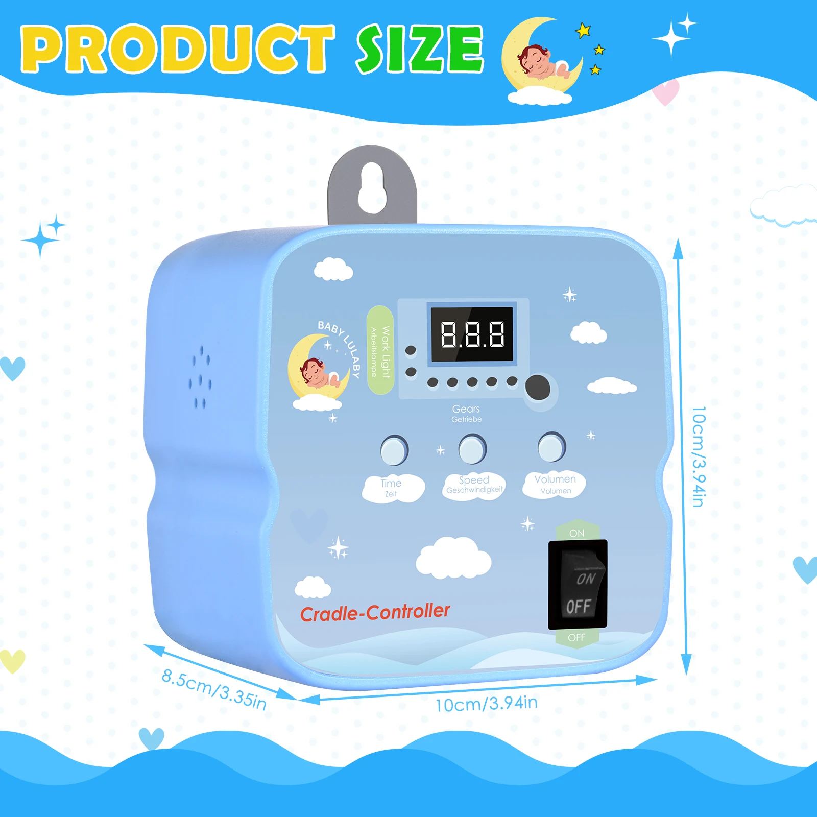 Baby Swing Replacement Motor Baby Cradle Controller Electric Cradle Controller Baby Swinger Driver