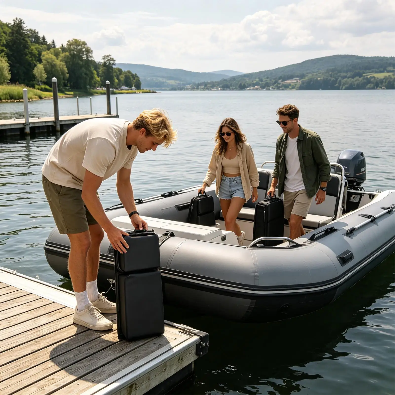Docking Boat Bumpers Anti-Collision Scratch-Resistant Anti-Falling Pontoon Boat Bumpers For Dock Mooring Rough Weather River