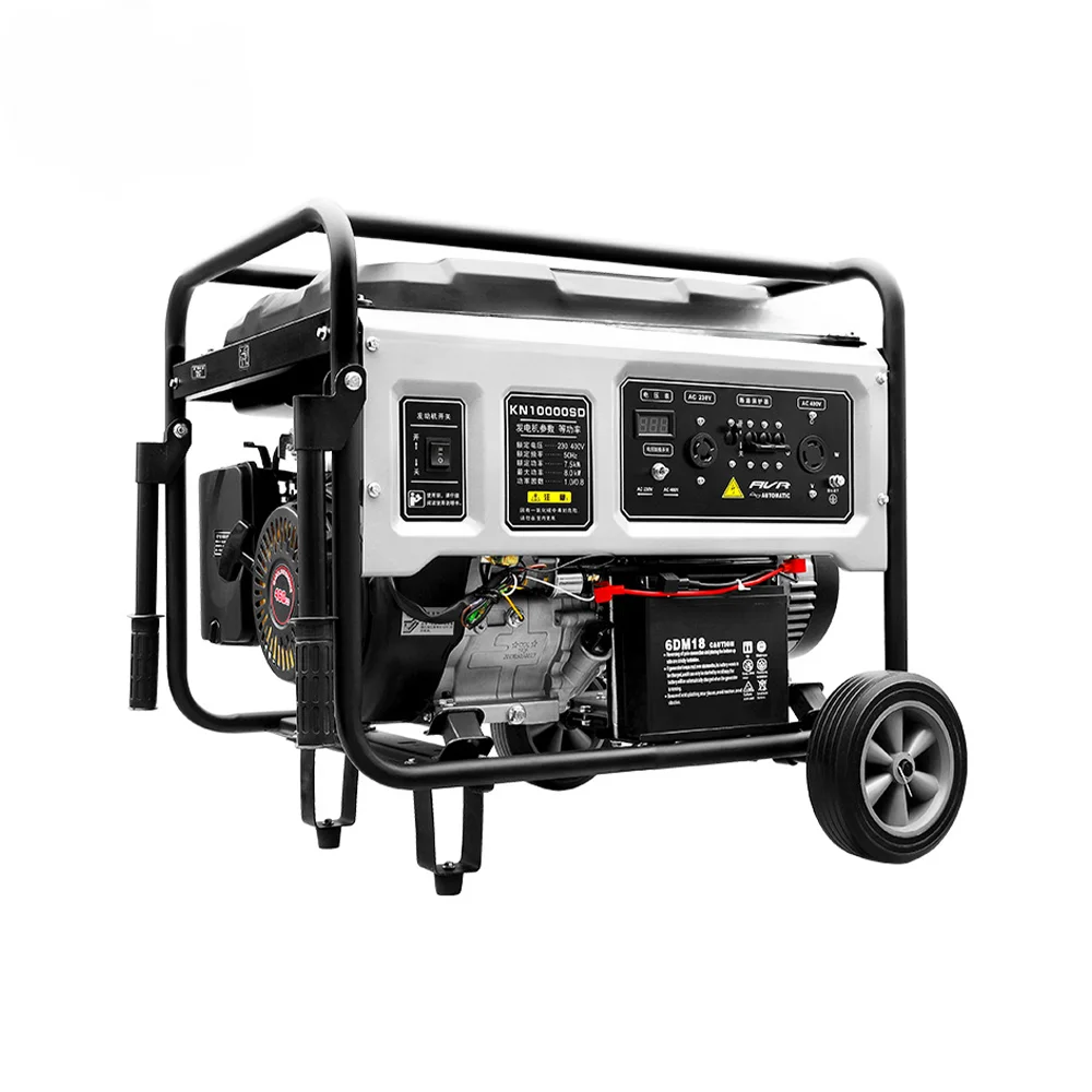 

For Portable Petrol 5-10kw Gasoline Generator for Home Use / Hot Sale 1 pcs 10kW Electric Starter With wheels