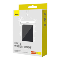 Baseus AquaGlide BS-PC030 waterproof IPX8 with cylindrical clasp case-White