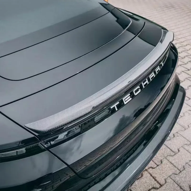 

Подходит для спойлера Porsche Taycan 2019-2023, высококачественный спойлер с фиксированным крылом, комплект из углеродного волокна