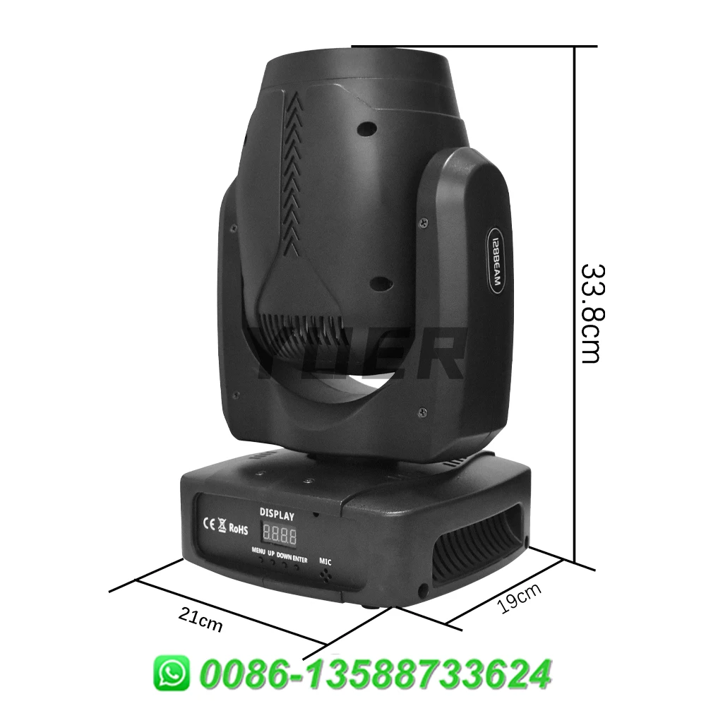 Imagem -03 - Feixe Moving Head Light com Padrões 180w Feixe 18 Prismas Dmx dj Disco Club Festa de Casamento Palco Efeito de Iluminação Pcs por Lote