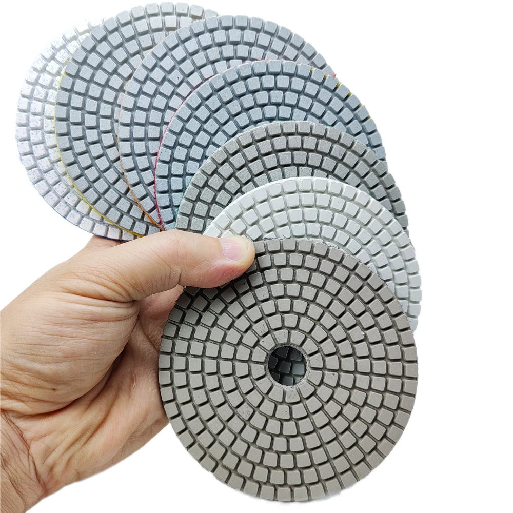 80mm 100mm Diamond Polishing Pad 3\