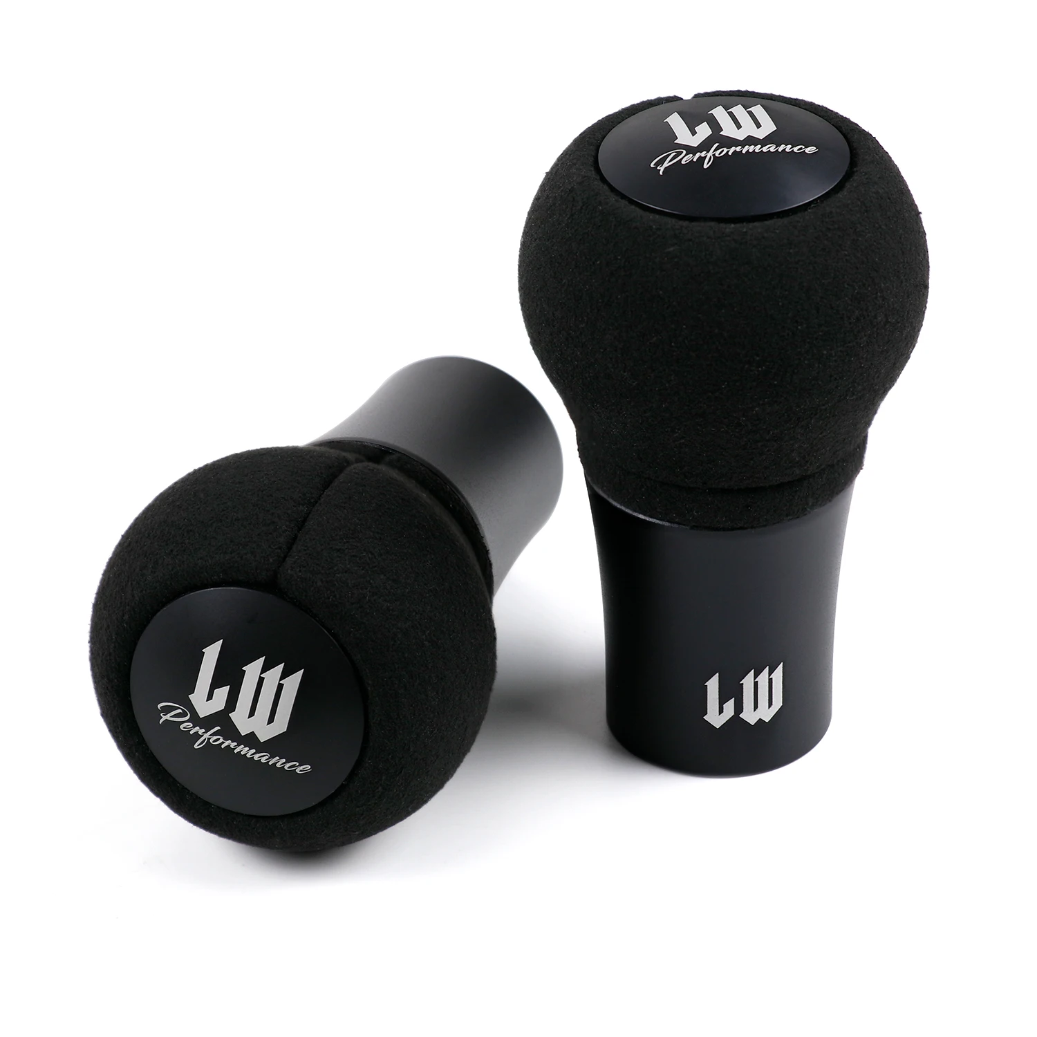 1X LW BLACK EDITION Auto-Schaltknauf, Wildleder, Schaltgetriebe, Schalthebel – Detail 3