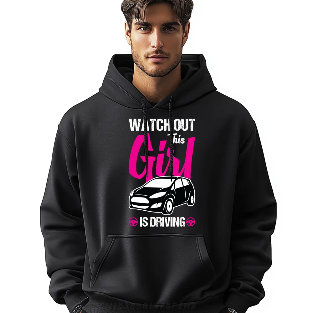 

New Driver Graphic Hoodies For Men Fashion Long Sleeve Hoodies Crewneck Printed Pullover For Man Streetwear Clothing