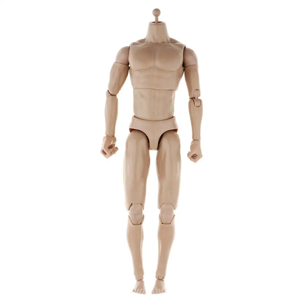 1/6 cuerpo de hombro estrecho masculino 12 "cuerpo masculino modelo figura 28cm