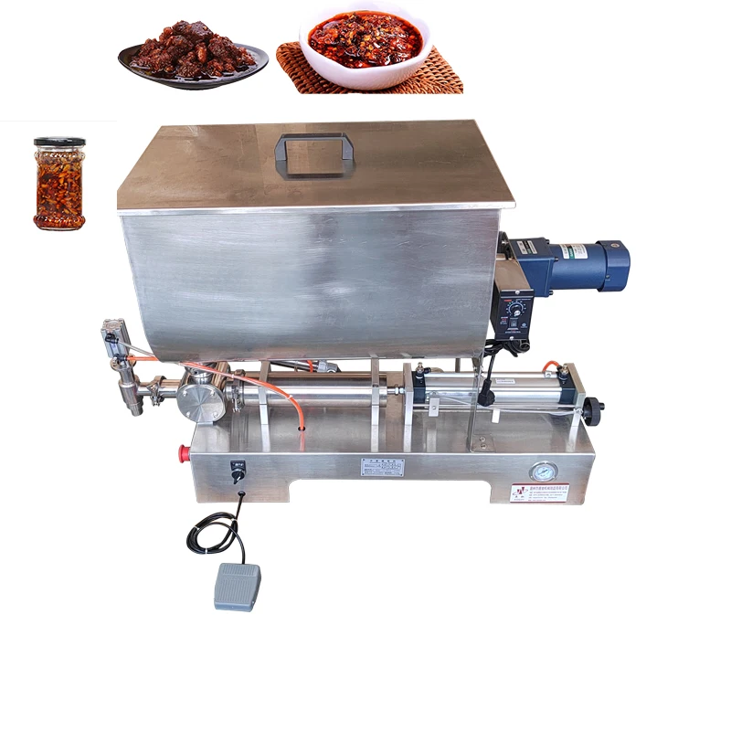 

For Chili Sauce Mixing and Filling Machine 2500ml Filling Volume