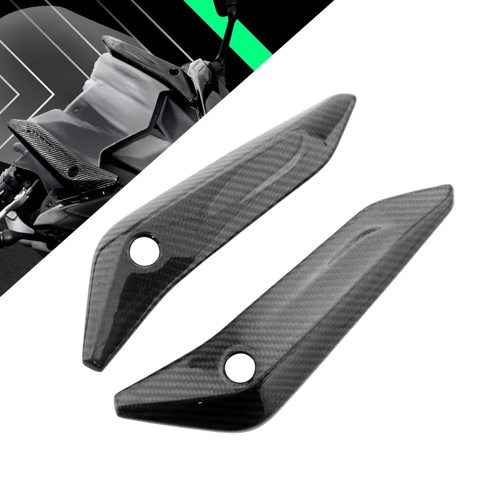 

Front Windshield Side Covers Carbon Fiber Black Motorcycle Accessories Fit For Yamaha TMAX 530 560 2017 2018 2019 2020 2021
