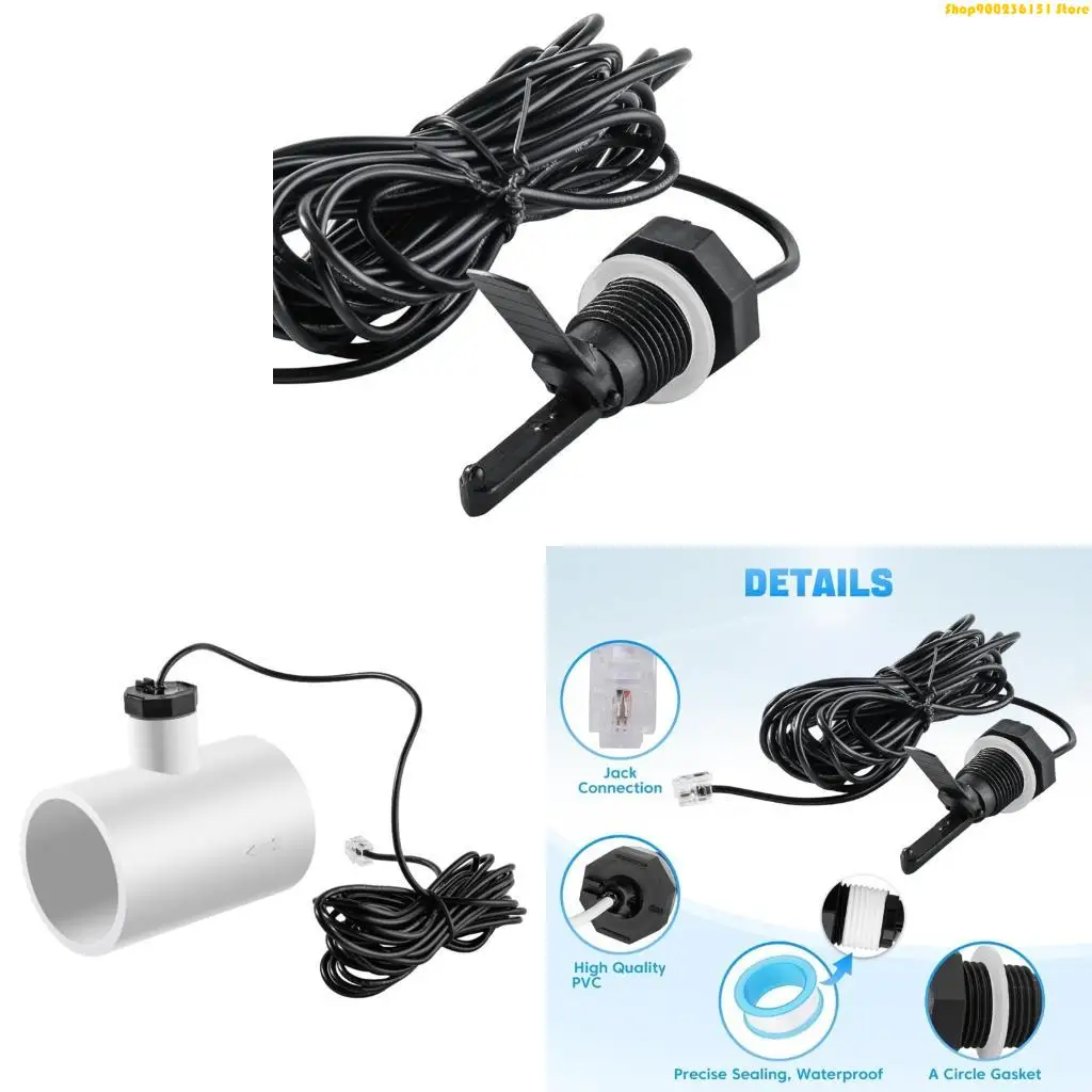 G92C Efficient Water Flows Detector Flows Switches Assembly For Saltwater Pools Prevents Chlorine Generators Dry Running