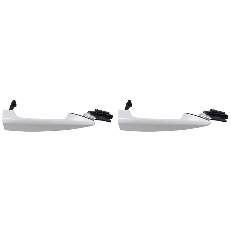Top sale 2X Exterior Door Handle Door Handle Car Accessories 51217433843 For BMW X5 F15 X6 F16 White