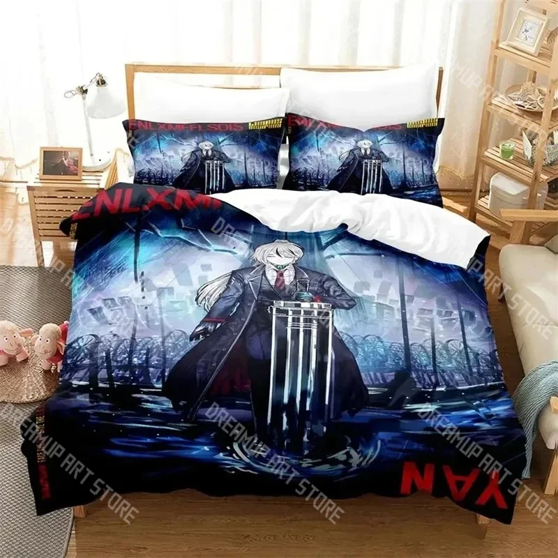 Fashion Limbus Company Game Bedding Set Single Twin Full Queen King Size Bed Set Kids Bedroom Duvetcover Sets Bed Sheet Set