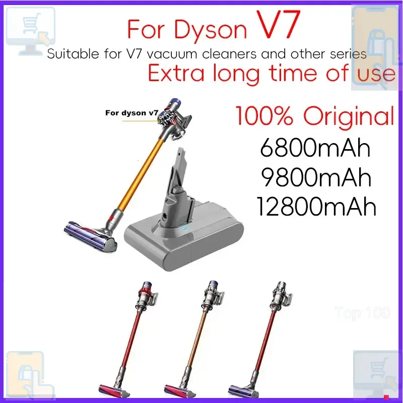 

\2025 original new battery 21.6V Dyson V7 vacuum cleaner replacement SV10 SV11 and other models rechargeable lithium-ion batte