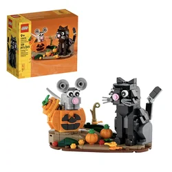 LEGO Halloween Cat & Mouse Children Building Blocks Toys Gift for Children's Kids Birthday Christmas New Year 40570