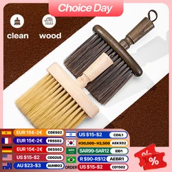 Coffee Cleaning Brush Powder Dusting Accessories for Coffee Table Barista Clean Tools Wooden Kitchen Brush Cleaning Bar